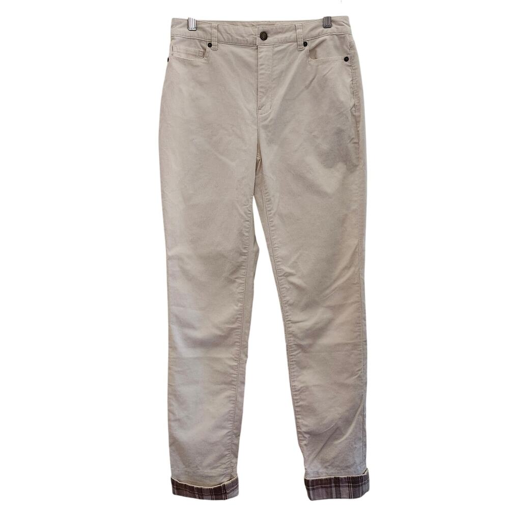 Coldwater Creek High Rise Lightweight Corduroys Pants Size 4